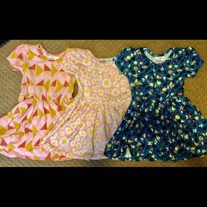 (Lot of 3) 6/12 month old Dotdotsmile cap dresses